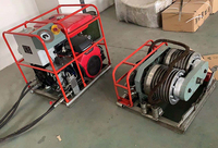 Treuil hydraulique à double capstan 50kN avec nouvelle boîte de vitesses à roulements et garantie 1 an pour les hôtels