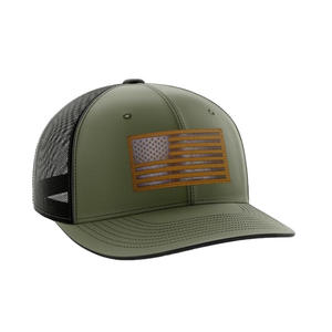 หมวกปีกโค้งคุณภาพสูงสำหรับทุกเพศแผ่นหนังปะติดโลโก้6แผงหมวกทรูเกอร์ระบายอากาศตาข่ายด้านหลังสำหรับกีฬากลางแจ้ง - Product Image 4