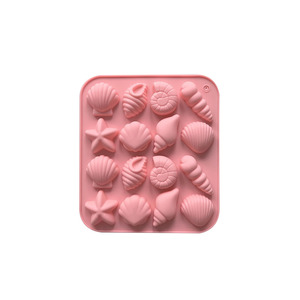 <span class=keywords><strong>Moule</strong></span> à gâteau en silicone de qualité alimentaire à 9-18 cavités, formes variées de fleurs et de plantes, pour chocolat, bonbons, gelée et savon artisanal DIY - Product Image 3