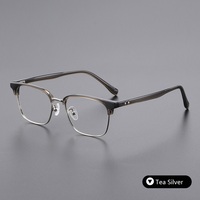 Monture rectangulaire TR+ en métal pour lunettes optiques, design de luxe, vente chaude, directement de l'usine