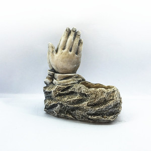 La tomba di Decorazioni <span class=keywords><strong>In</strong></span> <span class=keywords><strong>Resina</strong></span> Pregare Mani Memoriale Vaso di <span class=keywords><strong>Fiori</strong></span> - Product Image 4