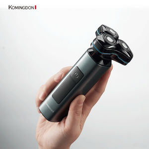 Afeitadora Eléctrica Impermeable Komingdon Ipx7 para Hombre, Pantalla LED, 800 mAh, Cabezal Magnético, Máquina de Afeitar Portátil de Viaje - Product Image 1