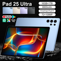 Tablette PC Pad 25 Ultra 11 pouces Octa Core 1,2 GHz IPS Capacitive Android 14.0 USB Type-C MTK 5G Professionnelle pour entreprise 16 Go
