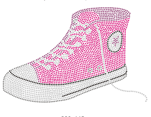 Wholesale Berjalan dengan Iman Perbaikan Terbaru Motif Panas Cat Sneaker Berlian Imitasi Sepatu, Kaus Oblong - Product Image 2