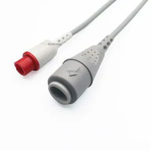 Compatible Biolight A8 4 pin IBP cable extension Adapt cable use for Edward IBP transducer