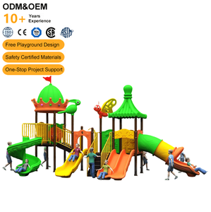 Nouveauté : Toboggan extérieur pour enfants de <span class=keywords><strong>maternelle</strong></span>, équipement de terrain de jeu commercial <span class=keywords><strong>en</strong></span> plastique LLDPE, maison de jeu extérieure pour enfants - Product Image 5
