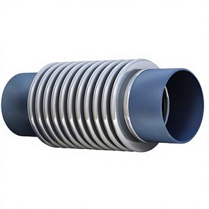 Compensador de Expansão Metálico Tipo Sifão em Aço Inoxidável 304/316L para Sistemas de Tubulação de Construção - Product Image 2