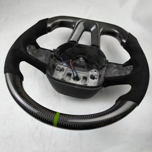 Volante de fibra de carbono Real apto para Dodge 2015 Charger Challenger volante de coche personalizado para Dodge <span class=keywords><strong>Durango</strong></span> para Jeep - Product Image 4