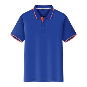 Custom Printed Logo Polo Shirt Cotton T-Shirt for Corporate Events Work Clothes Embroidered Group Advertising Promotional Item