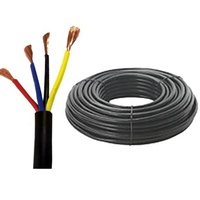 Câble d'alimentation flexible en caoutchouc et cuivre/aluminium, 100 pièces, 3x50 mm², 5x16 mm²