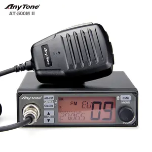 2024 Anytone Novo produto rádio CB leve de 4 watts AT-500 MII rádio CB veículo montado AM FAM 12V 24V 26.965-27.405 MHZ