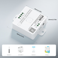 Contrôleur LED RGB IoT PWM 1 canal SP533E, contrôle par application, commande vocale Alexa Google Home, synchronisation musicale, DC5V-24V, garantie 3 ans