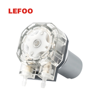 Pompe péristaltique miniature LEFOO 12V 24V DC, pompe de dosage automatique de liquide pour machine à expresso, équipement de boissons