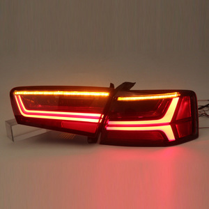 Luces Traseras LED ABS para Audi A6 C7 2015-2018, Nueva Actualización de Luz de Freno Trasera para Retrofit - Product Image 1