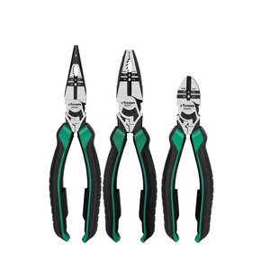 Juego <span class=keywords><strong>de</strong></span> alicates industriales <span class=keywords><strong>de</strong></span> acero, combinados, <span class=keywords><strong>de</strong></span> punta larga, <span class=keywords><strong>de</strong></span> corte diagonal, con pelacables, venta al por mayor OEM - Product Image 1