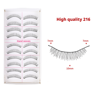 Pestañas Postizas de Hilo de Algodón con Aspecto de Visón Natural, Finas y Largas, de Taiwán, para Maquillaje Diario, Pestañas de Pedicel - Product Image 2