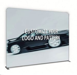 Custom Eco Friendly Tradeshow Tension Fabric Tube Display <b>Backdrop</b> <b>Stand</b> - Product Image 1