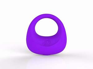 Weich gummi Silikon Mini Penis Ring Vibrator Sexspielzeug für Männer Fabrik preis Großhandel Wasserdichte Verzögerung ringe - Product Image 3