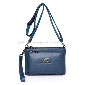 New Style Mom Bag Ladies Handbag Trendy Fashion Multi-layer Coin <b>Purse</b> <b>Soft</b> PU <b>Leather</b> Shoulder Bag for Momen Tanjing - Product Image 4