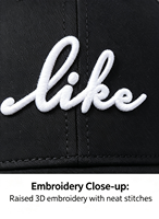 Cappellino da Baseball Personalizzato con Logo 3D in Rilievo, in Cotone Nero, Visiera Curva Regolabile, per Uomo e Donna, Uso Casual e Outdoor