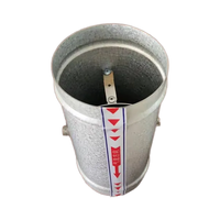 ZT-01 Volet coupe-feu fusible simple en acier inoxydable à 70 degrés, design moderne, fermeture automatique, signalisation, anticorrosion, pour plafond