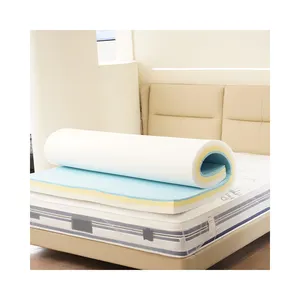 Wholesale Price Nature Mattress Cover Customize Size Hotel Soft Thick Bed Mattress Topper For Back Pain Medium Support