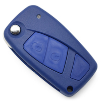 3 BTN Flip Folding Remote Car Key Shell Case Cover SIP22 Blade Blank Button with Battery Door