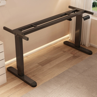 Prix abordable, bureau debout ergonomique en acier durable et contemporain, cadre de bureau réglable électriquement