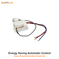 Capteurs de mouvement et de position PIR SP-S36 avec détection de 8 m, 220-240 VAC pour le contrôle des lampes, interrupteur automatique marche/arrêt basé sur le mouvement humain