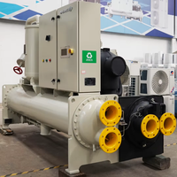Unité de refroidissement HVAC d'occasion refroidie par eau 124 kW R134a 380 V pour système de climatisation central commercial, industriel et d'usine