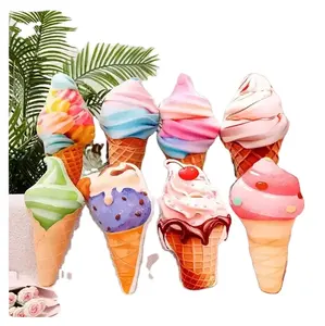 כרית גלידה קריאייטיב צעצוע חמודה גלידות ממולא כרית