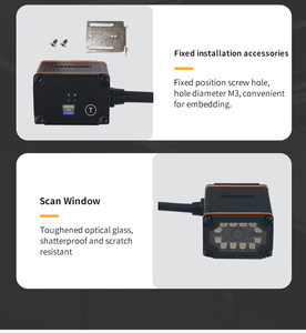 Escáner 2D de largo alcance Lector de código de barras MRZ OCR <span class=keywords><strong>Passpor</strong></span> Código QR Control de pasaporte automatizado KIOSK Escáner de código de barras - Product Image 5