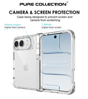 Nouvelle coque minimaliste en acrylique pour iPhone 18 Duo Ultra Fold, coque de protection transparente anti-traces de doigts pour téléphone portable