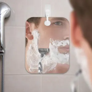 욕실 Anit-안개 메이크업 샤워 면도 거울 화장품 거울 화장실 여행 화장대 거울