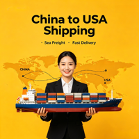 Plans de livraison flexibles Fret maritime DDP Chine vers États-Unis avec LCL+Express, support 24/7 et assurance pour les besoins de fret import saisonnier