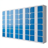 Casier de stockage électronique intelligent, casier à colis en libre-service avec reconnaissance faciale / empreinte digitale pour hôtel, fabricant personnalisable