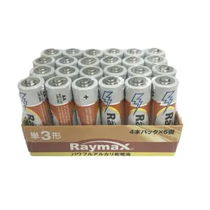 Raymax แบตเตอรี่อัลคาไลน์ LR6โวลต์,แบตเตอรี่ AA 1.5 AM-3 AA สำหรับรีโมทคอนโทรลไฟฉายแบบพกพา