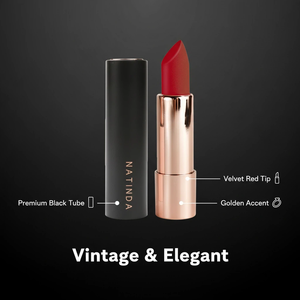 Rossetto Natinda 13 <span class=keywords><strong>Kiss</strong></span> <span class=keywords><strong>Me</strong></span> Red Velvet, finitura opaca, impermeabile, idratante, a lunga durata, a base chimica, opzione logo personalizzato ODM. - Product Image 2