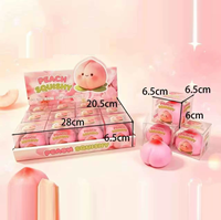 Jouet Squishy Mignon en Forme de Pudding, Jouet Anti-Stress Doux à Rebond Lent, Jouet Kawaii en Forme de Dessert pour Enfants, Idéal pour Décoration de Fête et Cadeaux