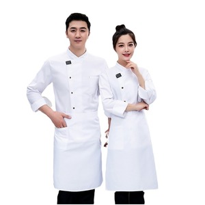 Chef Uniforms For Restaurants And Hotels Short Sleeve Cotton Workwear For Men And Women Kitchen Staff Uniforms - Product Image 5