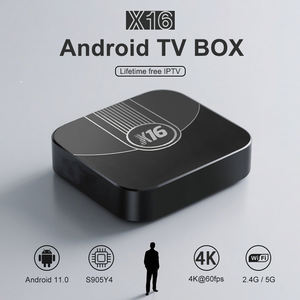 Smart TV Box 4K Android 11 X16 Quad Core CP, WiFi de Doble Banda 2.4G/5G, Reproductor Multimedia de Transmisión Inteligente, Decodificador HD, Diseño Exclusivo - Product Image 3