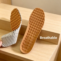 Semelles intérieures sport en mousse à mémoire de forme Poron Tramdvn confortables, technologie Cloud 4D, respirantes, absorbant les chocs, pour chaussures