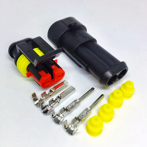 Connecteur Électrique Automobile Étanche 2 Broches Mâle-Femelle 282080-1 AMP pour Voiture - Product Image 4