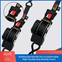 Sangle à cliquet rétractable automatique pour le regroupement de cargaisons, en polyester, 1 pouce, résistance à la rupture de 800 kg, système de cerclage universel