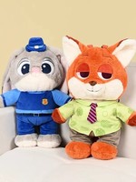 Sac à dos en peluche 3D renard et lapin de haute qualité, durable, avec réduction de la charge, doublure en microfibre et cuir synthétique, fermeture éclair multicouche