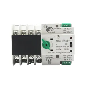 380V solor energy generation automatic transfer switch uninterrupted 2P 4P 100A 63A 125A