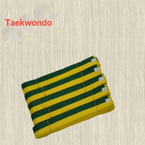 Cintura Taekwondo Colorata in Poliestere per Arti Marziali e Autodifesa, Cintura da Allenatore - Product Image 3