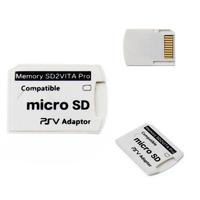 Adaptateur V6.0 SD2VITA Pro pour convertisseur de carte mémoire PS Vita en plastique avec boîtier PSV