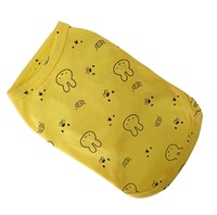 Vêtement personnalisé pour chiot, gilet pour chien, imprimé lapin de dessin animé, vêtements pour animaux de compagnie, haut léger pour chiot pour la promenade et les séances photo d'animaux