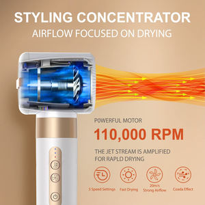 2024 el último <span class=keywords><strong>secador</strong></span> <span class=keywords><strong>de</strong></span> <span class=keywords><strong>pelo</strong></span> con Motor sin escobillas <span class=keywords><strong>de</strong></span> alta velocidad 7 en 1 profesional <span class=keywords><strong>de</strong></span> bajo ruido alisador rizador <span class=keywords><strong>de</strong></span> un paso <span class=keywords><strong>moldeador</strong></span> <span class=keywords><strong>de</strong></span> aire caliente - Product Image 3